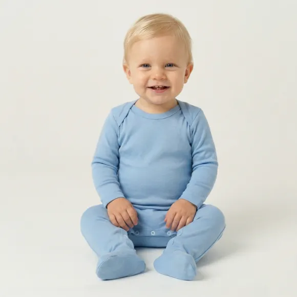 Kit underwear bebê macacão com pé tip top
