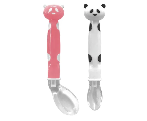 Kit 2 Colheres Silicone Pandinha Buba