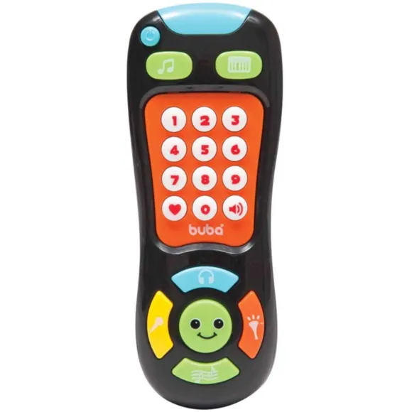 Brinquedo Controle Remoto Musical Preto Buba