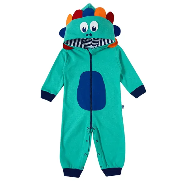 Macacão Bebê Dino Divertidos Suedine Tip Top