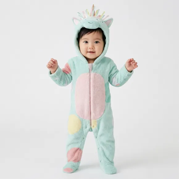 Macacão Bebê Peludinhos Unicórnio Tip Top