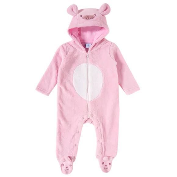 Macacão Peludinhos Urso Bebê Tip Top