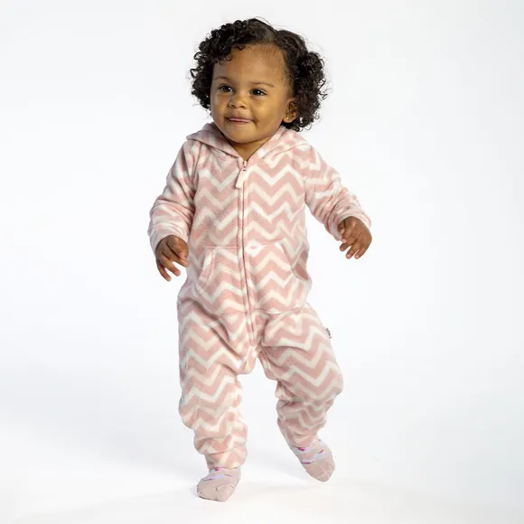 Macacão Rosa Claro Soft Bebê Tip Top