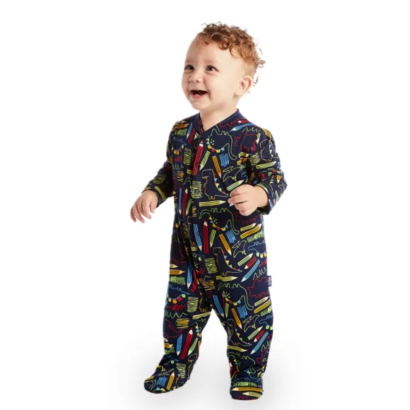 Macacão Bebê Dino Malha Thermo Tip Top