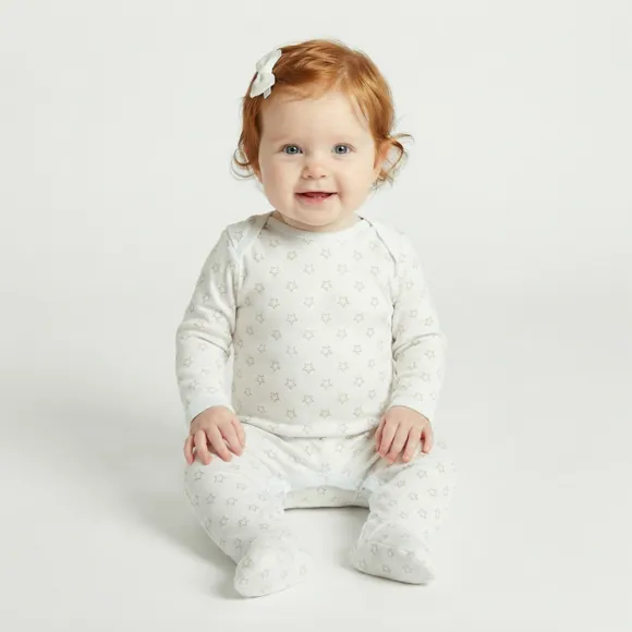 Kit Underwear Bebê Macacão Com Pezinho Tip Top