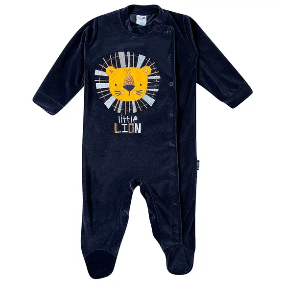 Macacão Manga Longa Safari Plush Bebe Tip Top