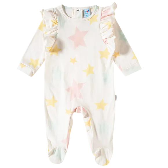 Macacão Sunshine Meia Malha Bebê Tip Top