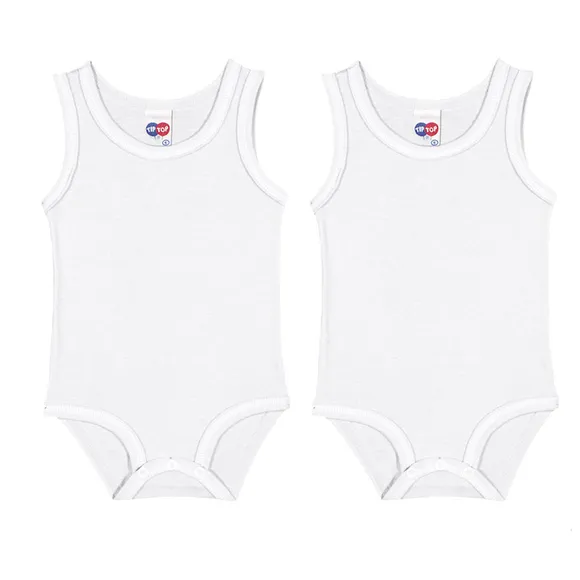 Kit Underwear Manga Regata Bebê Tip Top