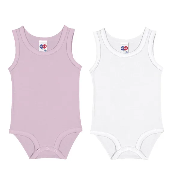 Kit Underwear Manga Regata Bebê Tip Top