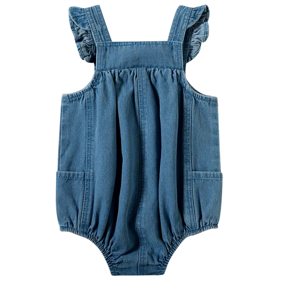 Banho De Sol Bebê Festivo Jeans Tip Top