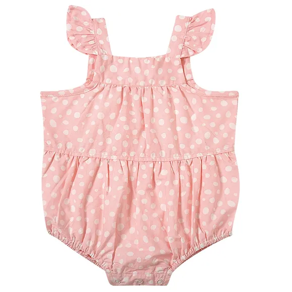 Banho De Sol Com Bolinhas Tricoline Estampado Bebê Tip Top