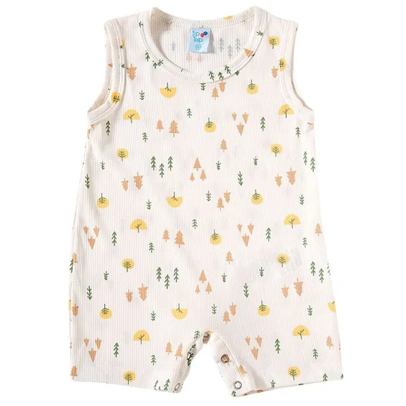 Banho De Sol Bebê Neve - Off White Malha Tip Top