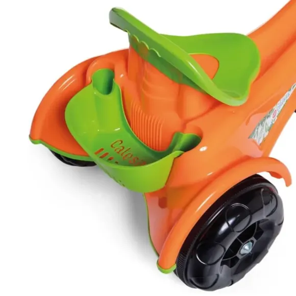 Triciclo Panda Laranja E Verde Calesita