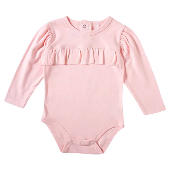 Body Estampa Lisa Suedine Bebê Tip Top