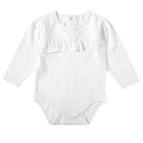 Body Estampa Lisa Suedine Bebê Tip Top