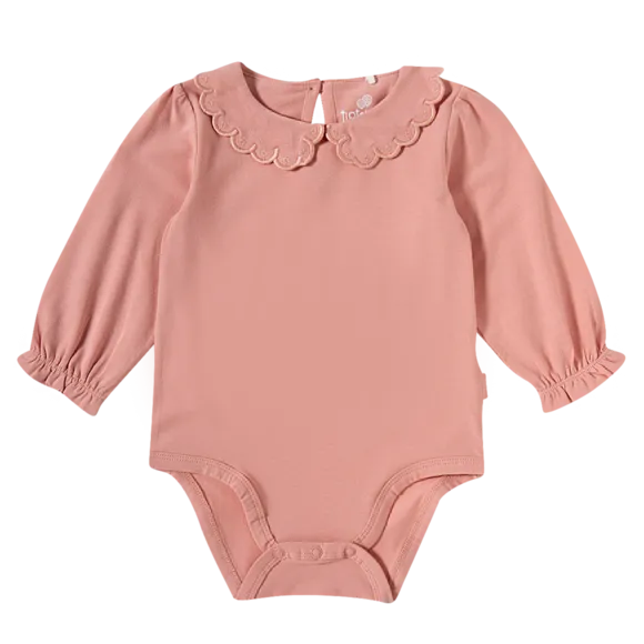 Body Manga Longa Básico Bebê Meia Malha Tip Top