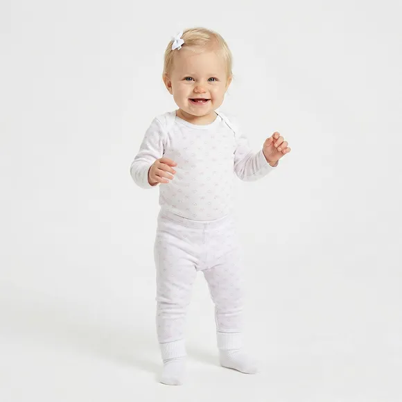 Kit Underwear Body Bebê Manga Longa Tip Top