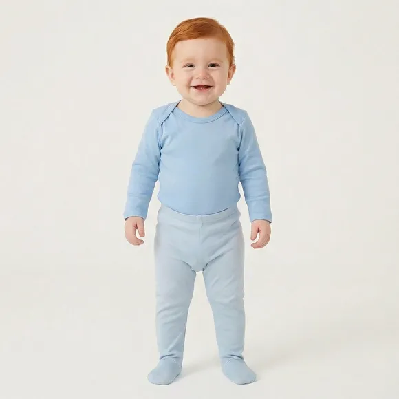 Kit Underwear Calça Culote Com Pé Bebê Tip Top