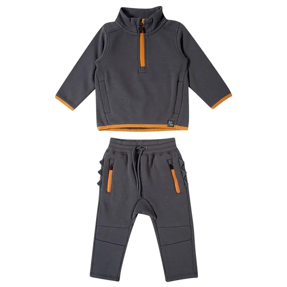 Conjunto Comprido Dinossauros Moletom Bebê Tip Top
