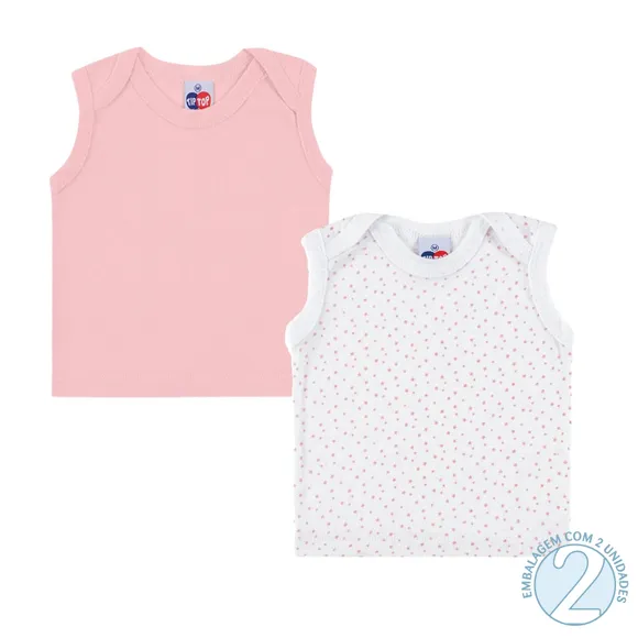 Kit 2 Peças Camiseta Machão Bebê Estrelas Cores