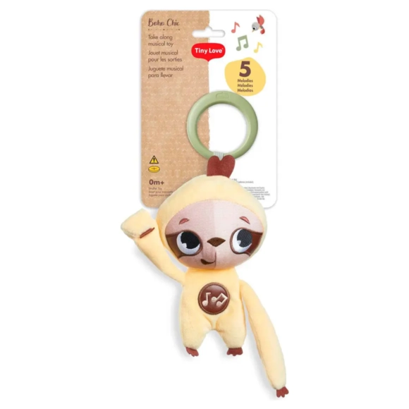 Brinquedo Musical Bicho Preguiça Coleção Boho Chic Tiny Love