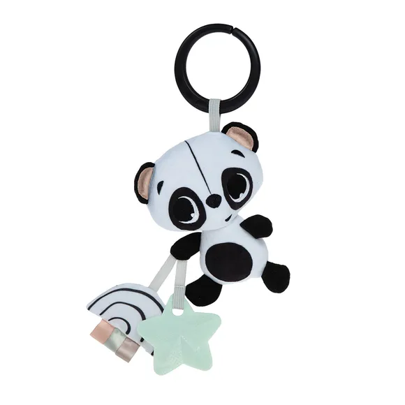 Mobile Pelúcia Chocalho Elizabeth Panda Black E White Tiny Love