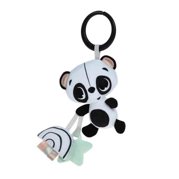Mobile Pelúcia Chocalho Elizabeth Panda Black E White Tiny Love