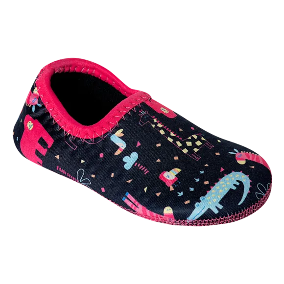 Sapatinho Praia Neoprene Zoo Colorido Toddler