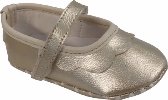 Sapatinho Dourado Courinho Bebê Tip Top