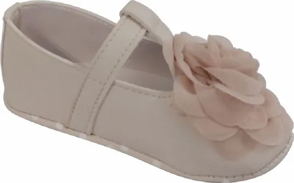 Sapatinho Com Flor Courinho Bebê Tip Top