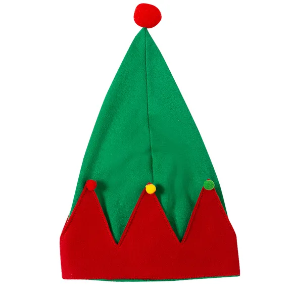 Touca Verde De Natal Com Pompom Suedine Bebê Tip Top