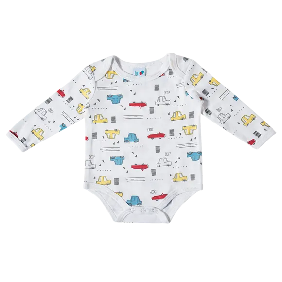 Kit 3 Peças Body Bebê Estampado