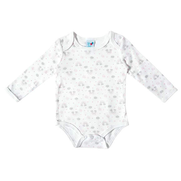 Kit 3 Peças Body Bebê Estampado