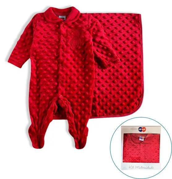 Kit Bebê Saída De Maternidade Ursinho Tip Top