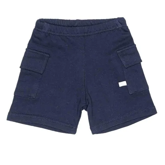 Bermuda Moletom Bebê Com Bolso Lateral