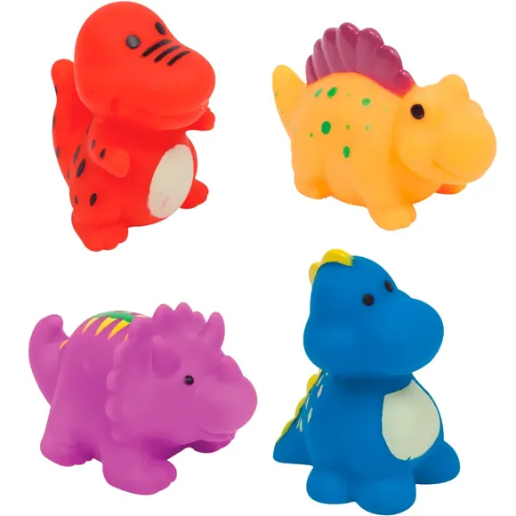 Brinquedos De Banho Dino Colorido Buba