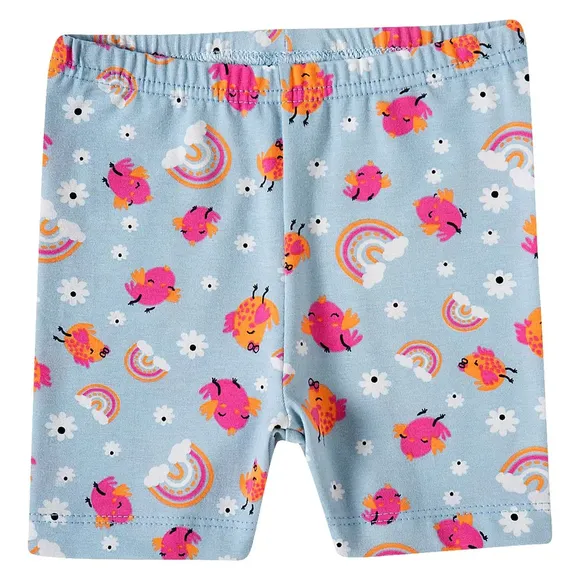 Shorts Bebê Azul Cotton Tip Top