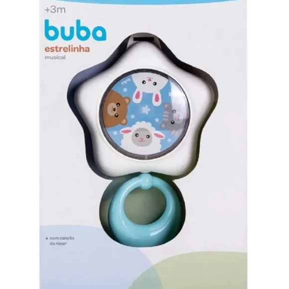 Móbile Estrelinha Musical Azul Buba