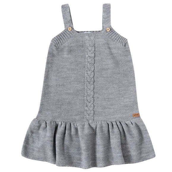 Vestido Batizado Tricot Bebê Tip Top