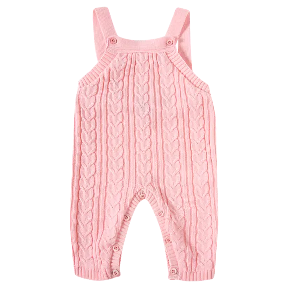 Jardineira Batizado Básica Bebê Tricot Tip Top