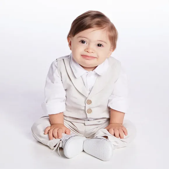 Colete De Batizado Infantil Linho Tip Top