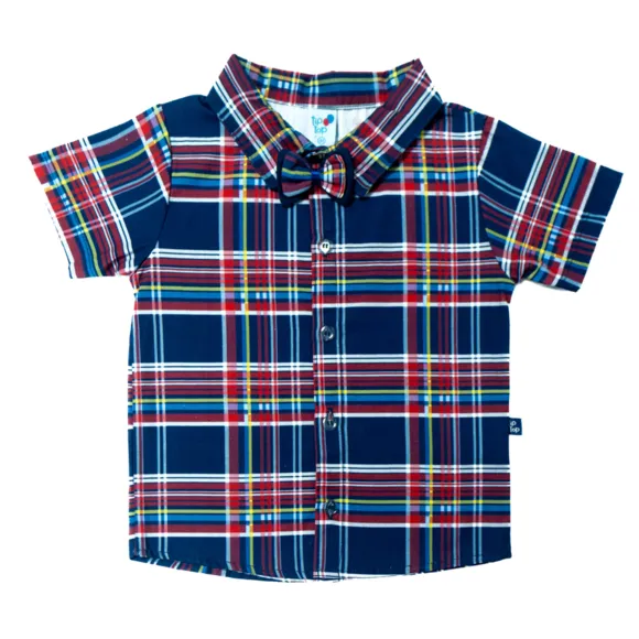 Camisa Com Gravata Bebê Festa Junina Tricoline Tip Top