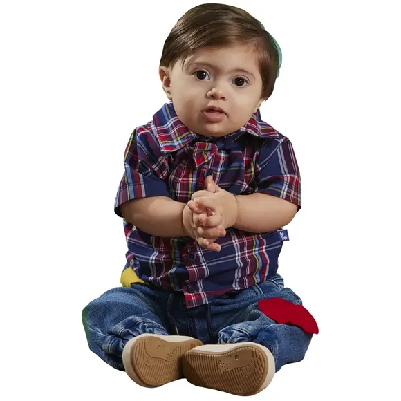 Camisa Com Gravata Bebê Festa Junina Tricoline Tip Top