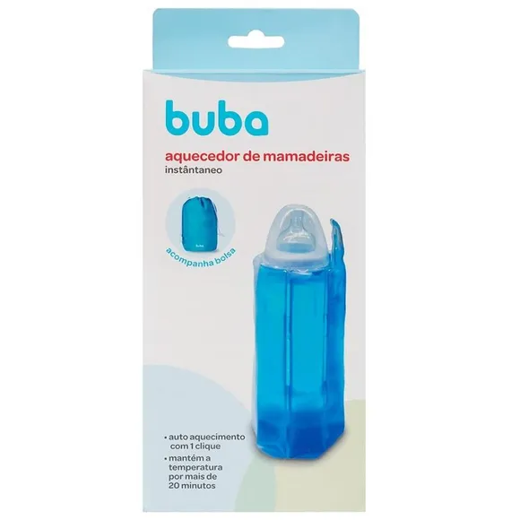 Aquecedor De Mamadeira Portátil Azul Buba