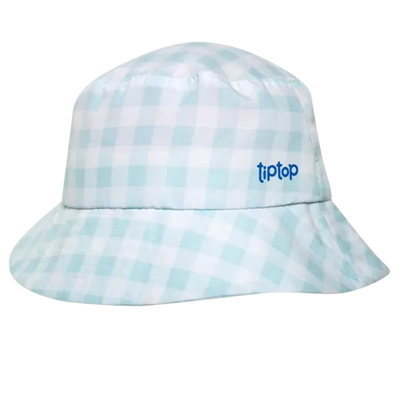 Chapéu Azul Bebê Xadrez Tip Top