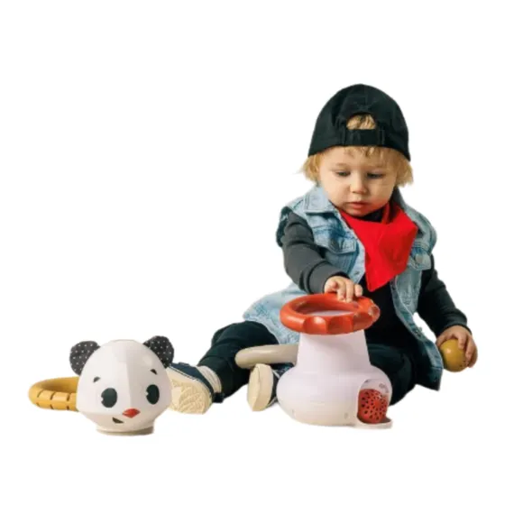 Brinquedo De Empilhar Eletrônico 3 Em 1 Panda Tiny Rockers Tiny Love