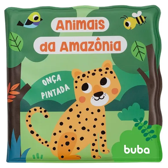 Livro De Banho Animais Da Amazônia Buba