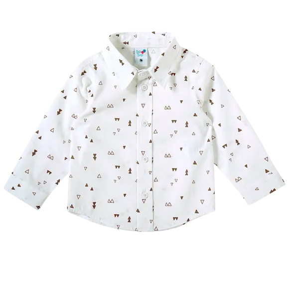 Camisa Manga Longa Camping Tricoline Bebê Tip Top