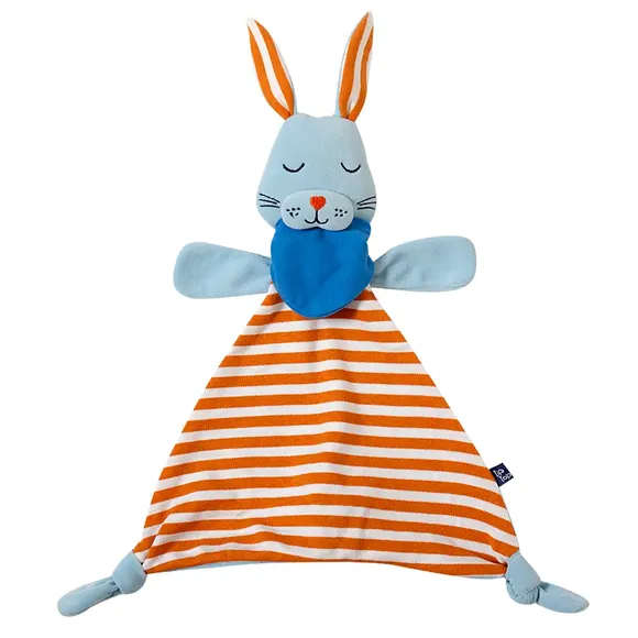 Naninha Bebê Coelhinho Da Páscoa Azul Suedine Tip Top