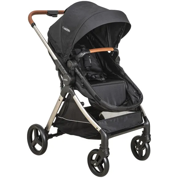 Carrinho De Bebê Speedy Melange Preto Kiddo